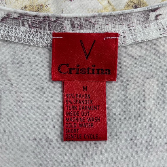 V Cristina 3/4 Sleeve Top - Picture 8 of 8